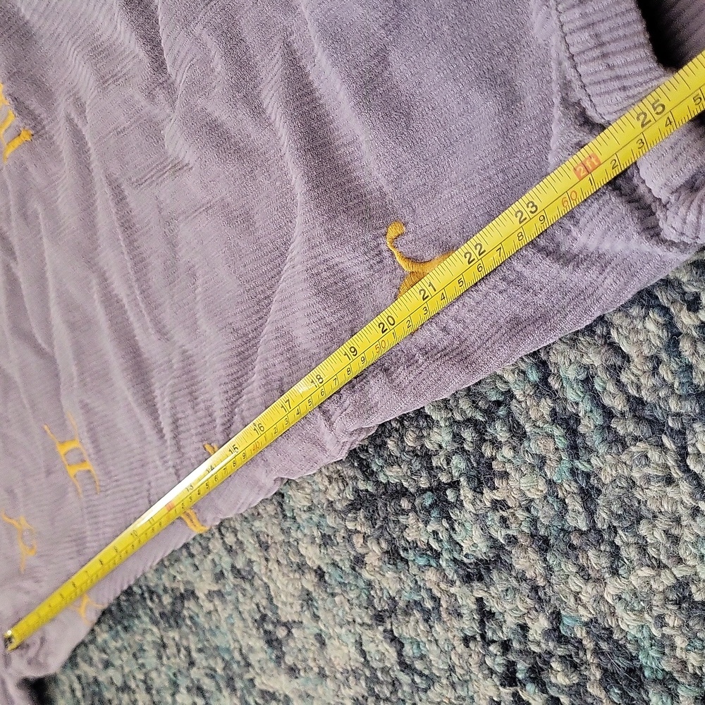 Urban Outfitters Zodiac Corduroy Pants Lavender Gold Astrology Unisex Size L - Picture 12 of 13
